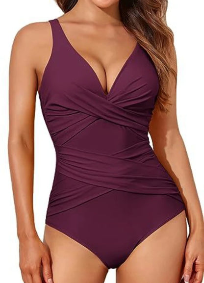 Vintage One Piece Swimsuit Sexy Printed Swimming Suit for Women Summer Monokini Swimwear Bathing Suits Boho Ladies Swimsuits