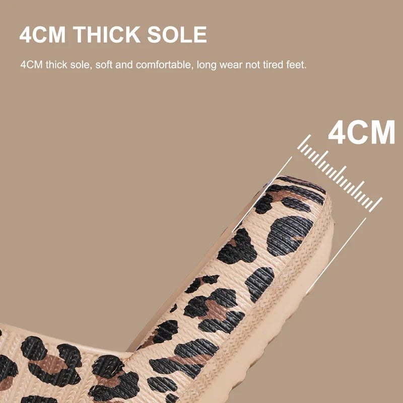 Thick Platform Cloud Slippers Women Men Summer