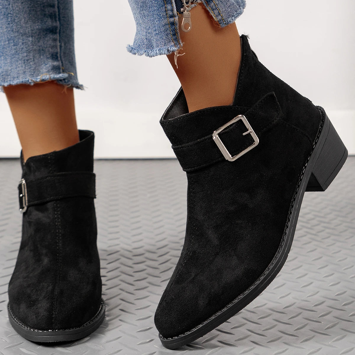 New Ankle Boots Women High Heels Women Shoes