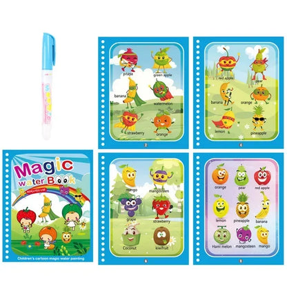 Drawing Coloring Books for Kids Magic Water Book with Pen