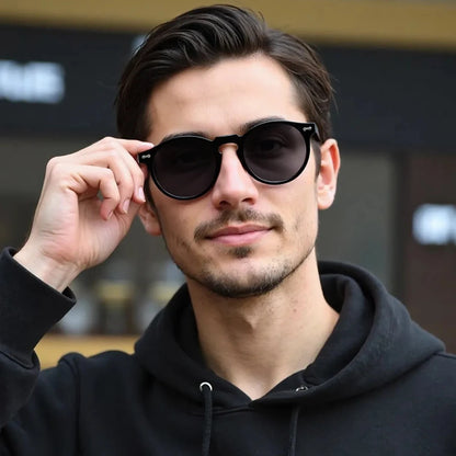 Retro Round Sunglasses Men Women Fashion
