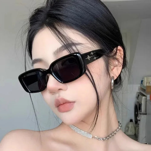 New Retro Y2K Style Small Square Sunglasses Women