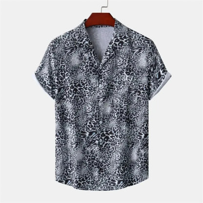 Summer 3D Leopard Print Shirts For Men Clothes