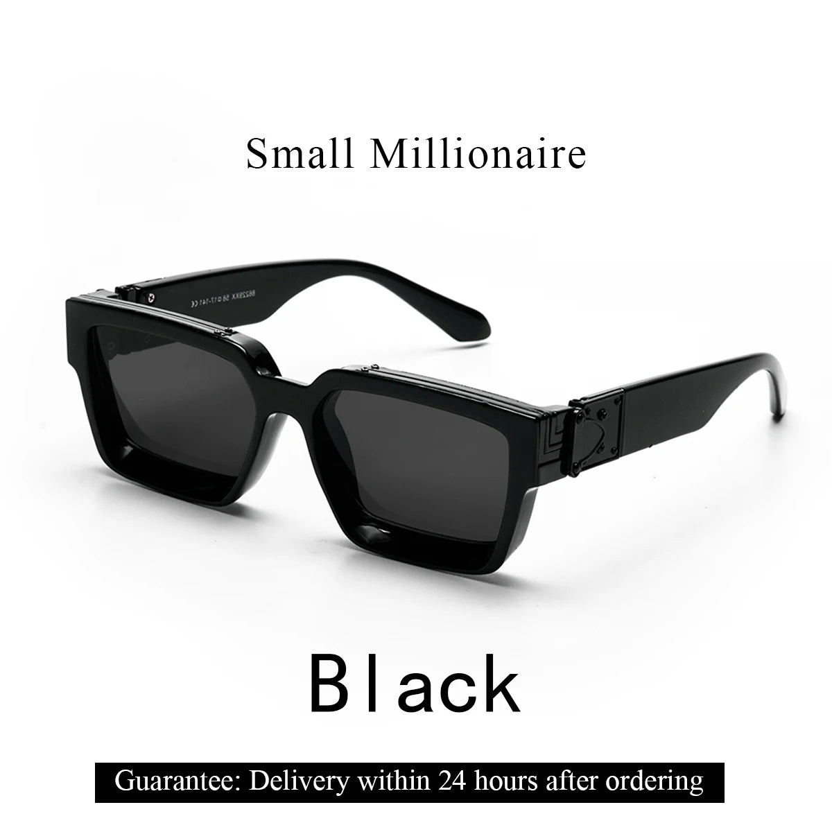 Ruiao Retro Black Millionaire Shades Luxury Sunglasses 2025 For Men Designer Famous Brand Square Sun Glasses Man Women Sunglass