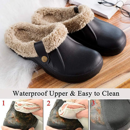 Casual  Garden Shoes Warm Fluffy Men Slippers