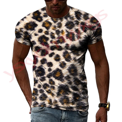 Summer Hip-Hop Style Leopard Tiger Animal Fur