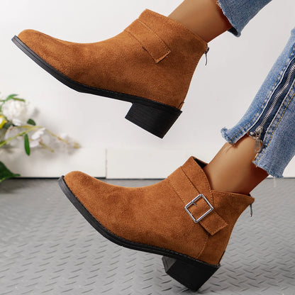 New Ankle Boots Women High Heels Women Shoes