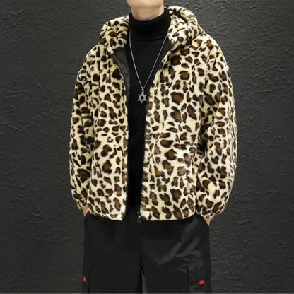 2024 Autumn and Winter New Leopard Print Jacket
