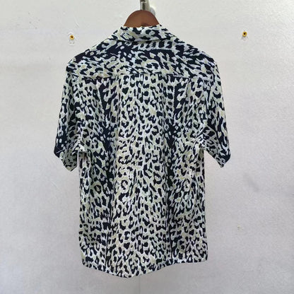 Leopard Print Y2k High Quality Hawaii Beach Men