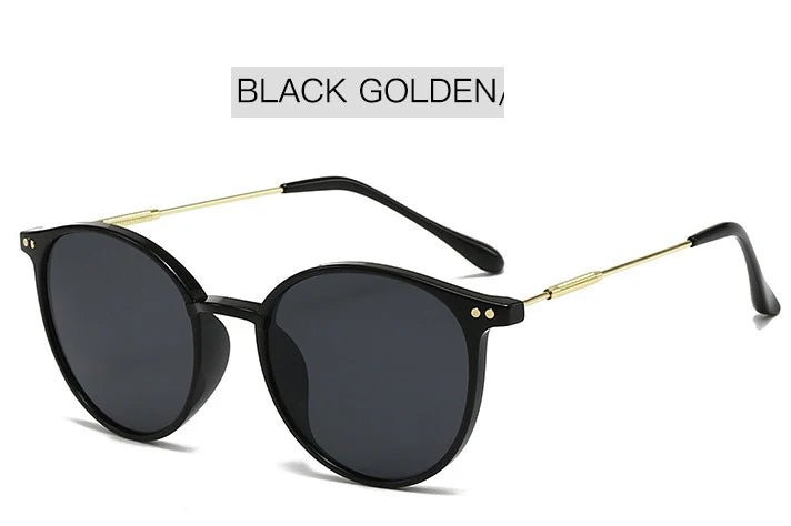 New korean fashion vintage round sunglasses for women
