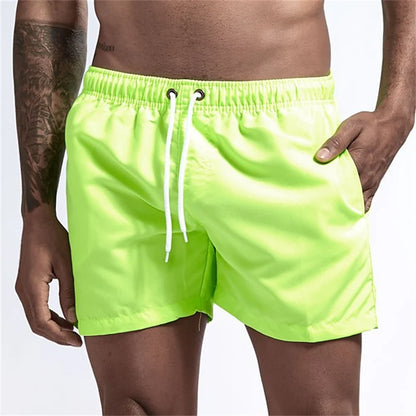 Mens Swim Trunks with Pockets Mesh Liner Summer