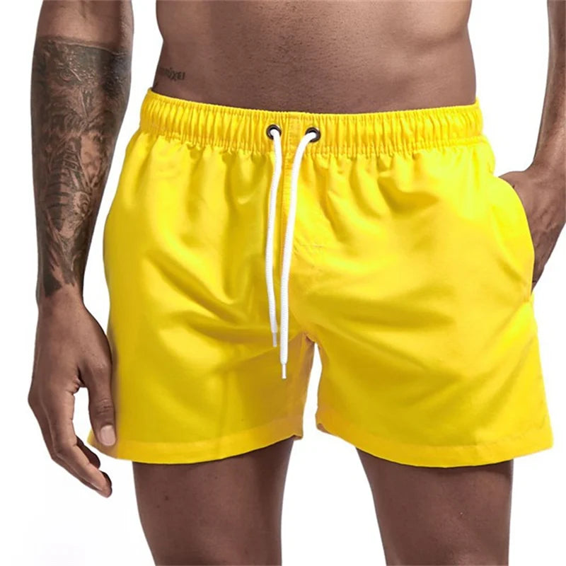 Mens Swim Trunks with Pockets Mesh Liner Summer