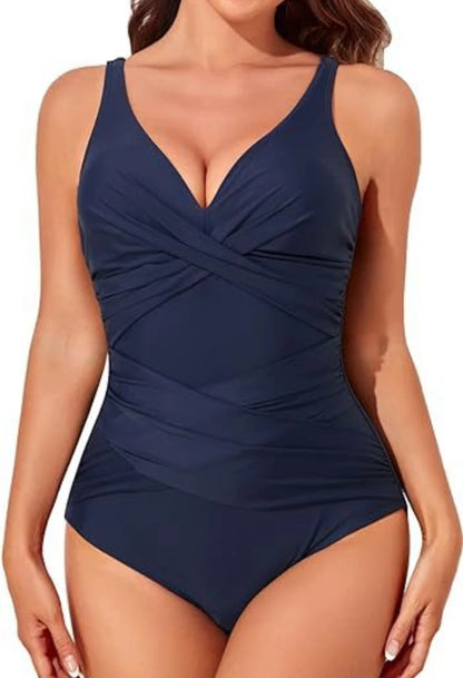 Vintage One Piece Swimsuit Sexy Printed Swimming Suit for Women Summer Monokini Swimwear Bathing Suits Boho Ladies Swimsuits