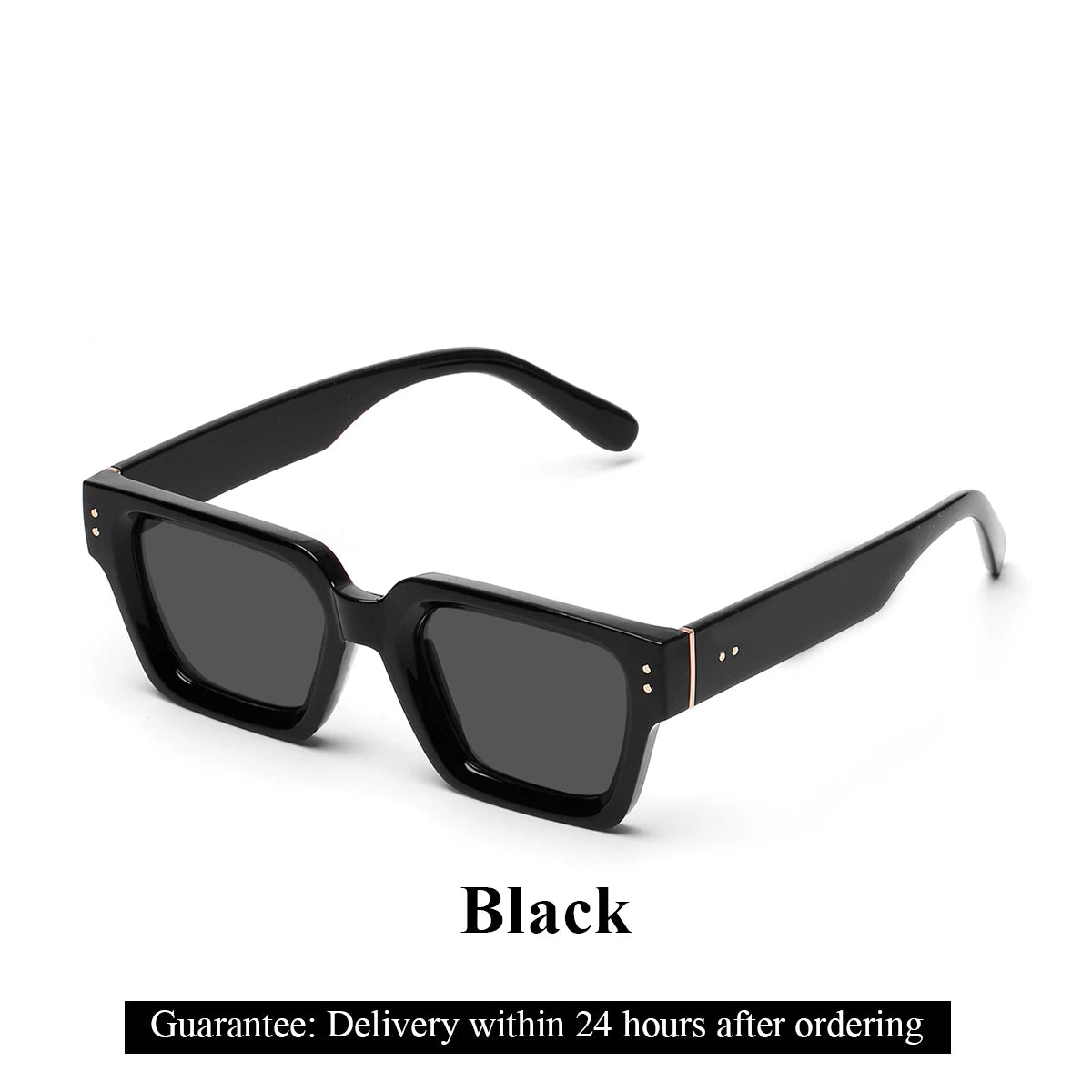 Ruiao Retro Black Millionaire Shades Luxury Sunglasses 2025 For Men Designer Famous Brand Square Sun Glasses Man Women Sunglass