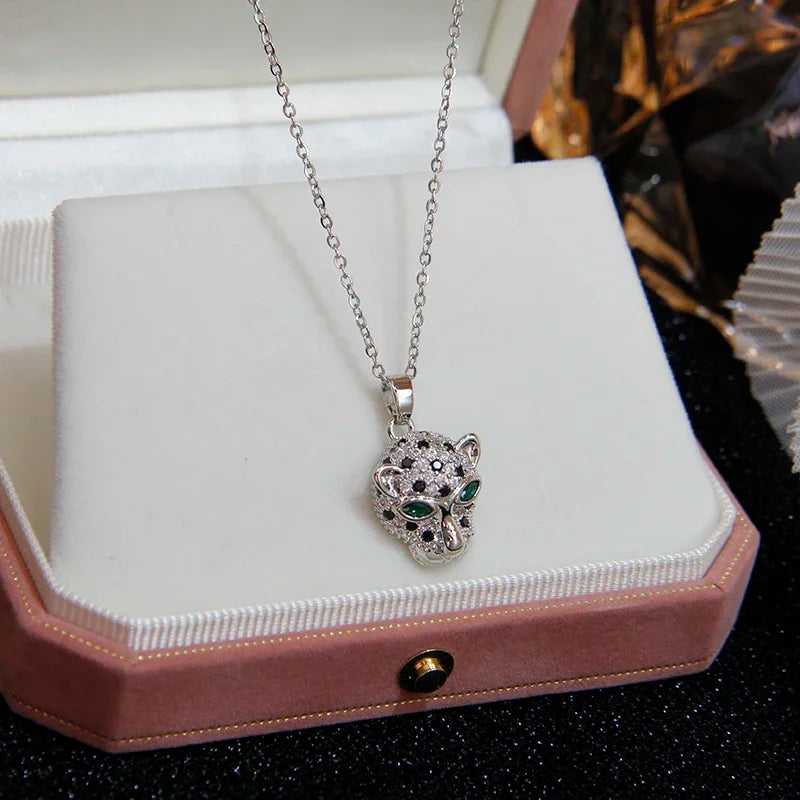 Classic Crystal Leopard Open Bangles&Bracelet for Women