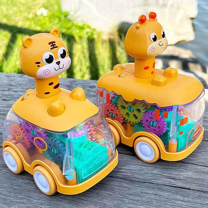 Baby Animal Car Toys Toddler Press and Go Cars Pull Back
