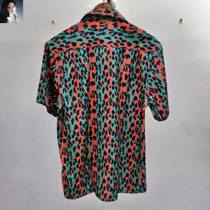 Leopard Print Y2k High Quality Hawaii Beach Men