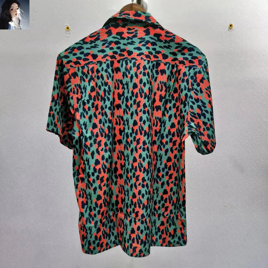 Leopard Print Y2k High Quality Hawaii Beach Men