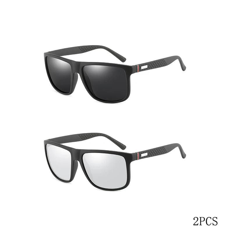 Fashion Vintage Square Polarized Sunglasses Men Women Luxury Brand Designer Men's Sun Glasses Driving Fishing UV400 Eyewear Man