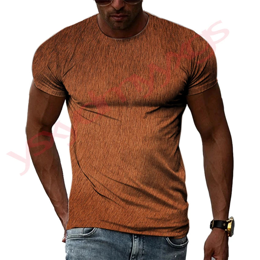 Summer Hip-Hop Style Leopard Tiger Animal Fur