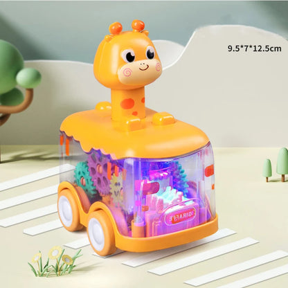 Baby Animal Car Toys Toddler Press and Go Cars Pull Back