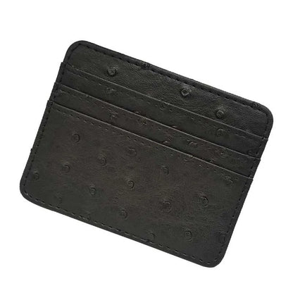 New Leopard Pattern Leather Slim Card Wallet For  men