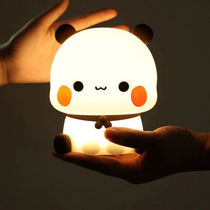 Kawaii Bear Panda Bubu And Dudu Led Night Light Lamp