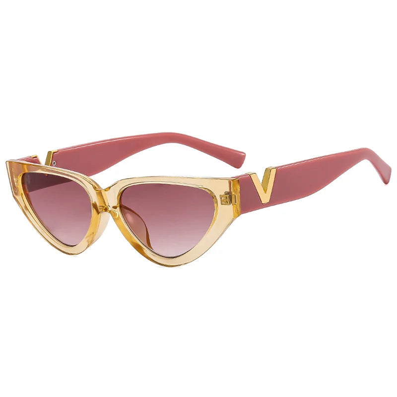 Luxury Vintage Cat Eyt Sunglasses Women