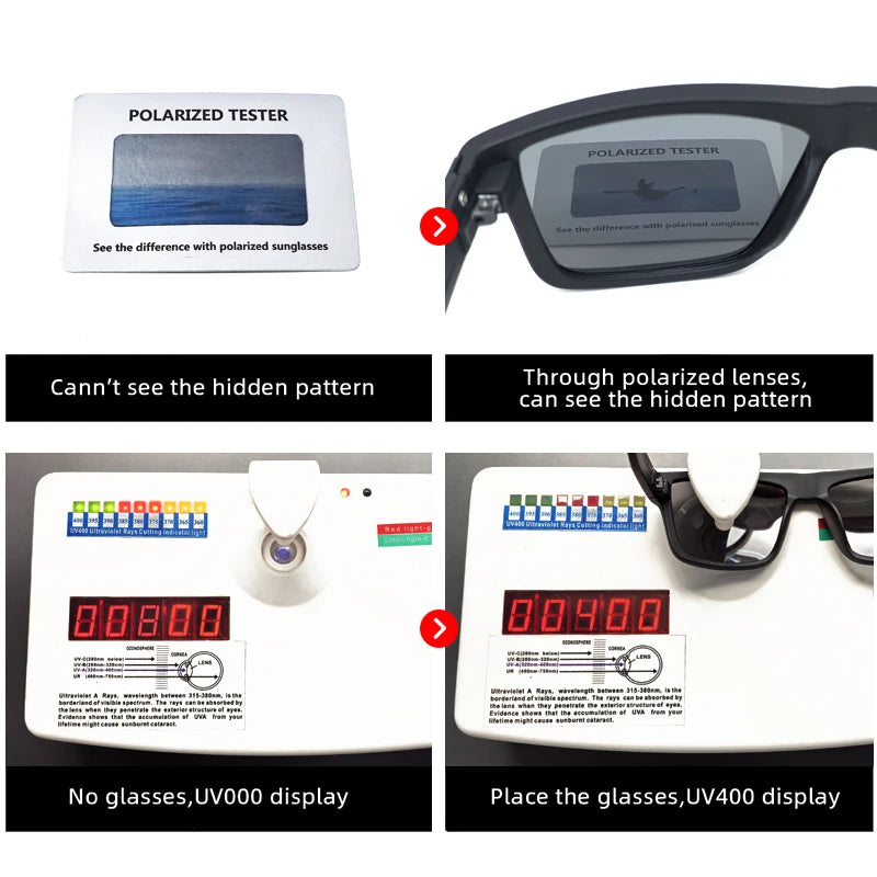 Fashion Black Polarized Sunglasses Men Classic