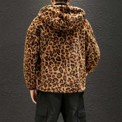 2024 Autumn and Winter New Leopard Print Jacket