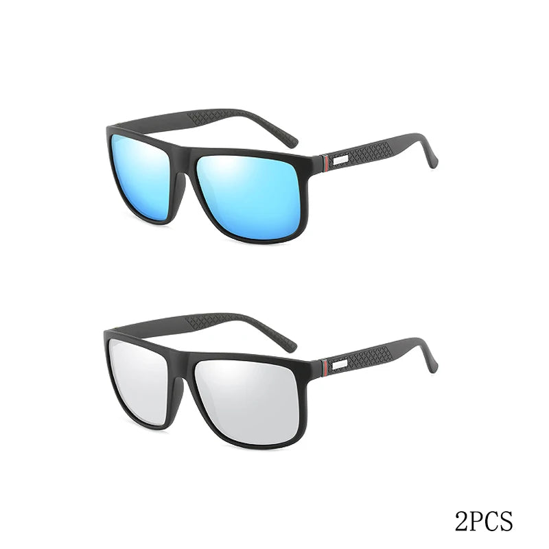 Fashion Vintage Square Polarized Sunglasses Men Women Luxury Brand Designer Men's Sun Glasses Driving Fishing UV400 Eyewear Man