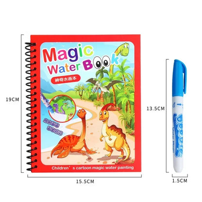 Drawing Coloring Books for Kids Magic Water Book with Pen