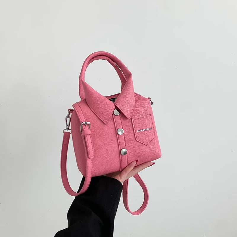 PU Square Compact Shoulder and Crossbody Bags Unique