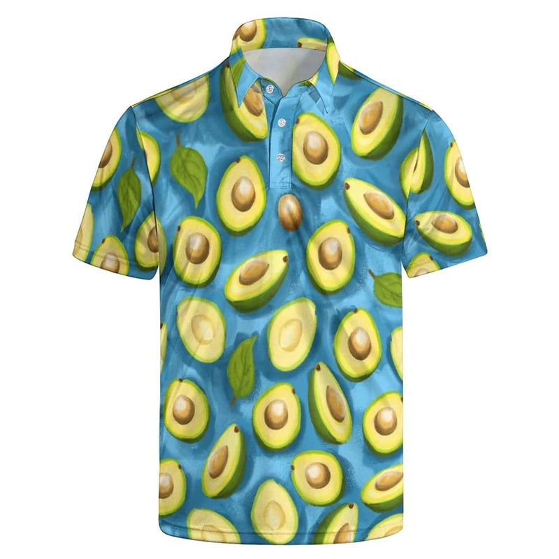 Fashion Leopard Polo Shirt For Men Summer Women