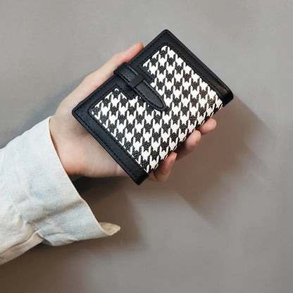 Luxury Leopard Paint Short Wallet PU Leather Fashion