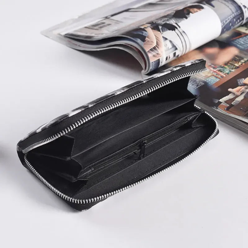 Leather Women Wallet Classic Leopard Animal Print