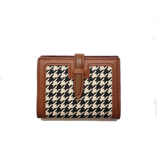 Luxury Leopard Paint Short Wallet PU Leather Fashion