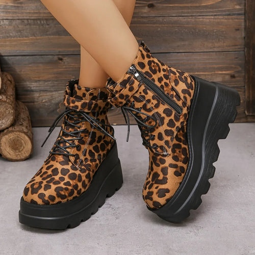 Ladies Shoes Large Size Ankle Women's Boots