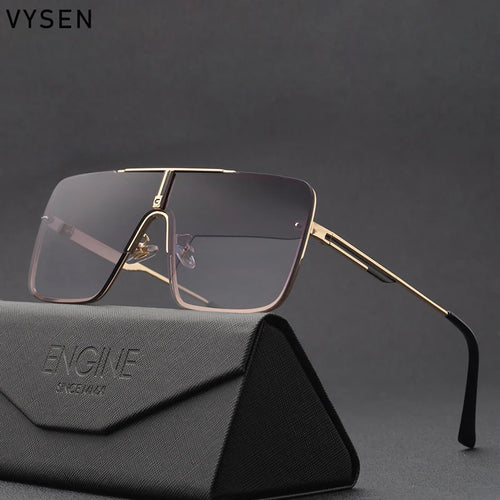 Fashion Oversized Square Sunglasses For Men Big Frame