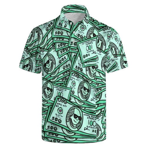 Fashion Leopard Polo Shirt For Men Summer Women