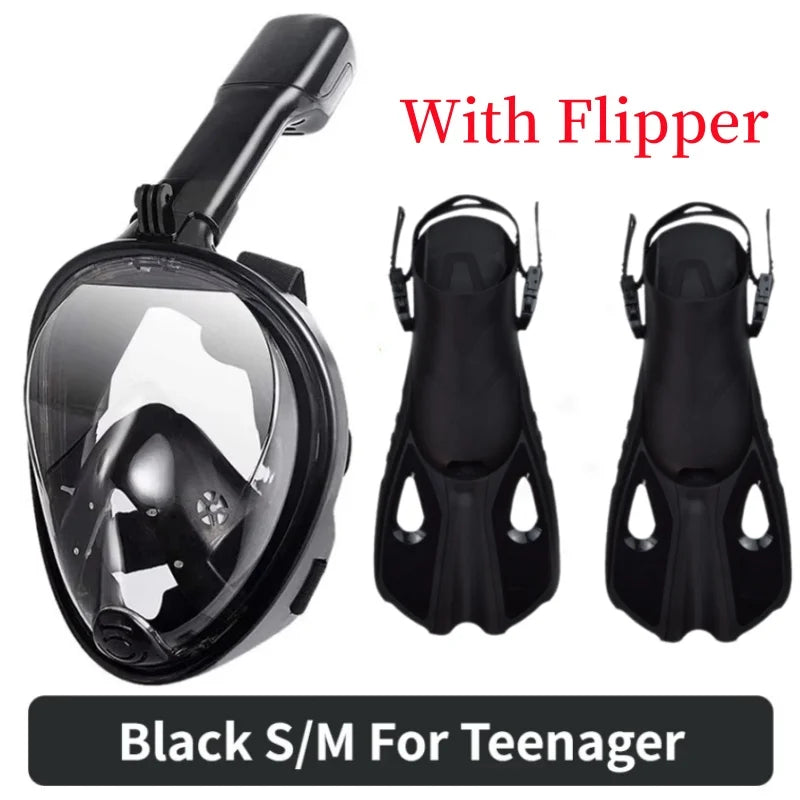 Underwater Scuba Anti Fog Full Face Diving Mask Snorkeling