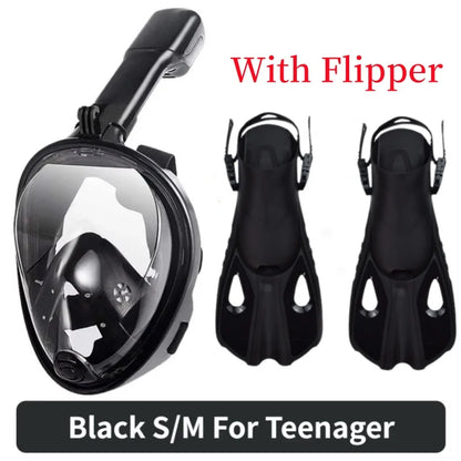 Underwater Scuba Anti Fog Full Face Diving Mask Snorkeling