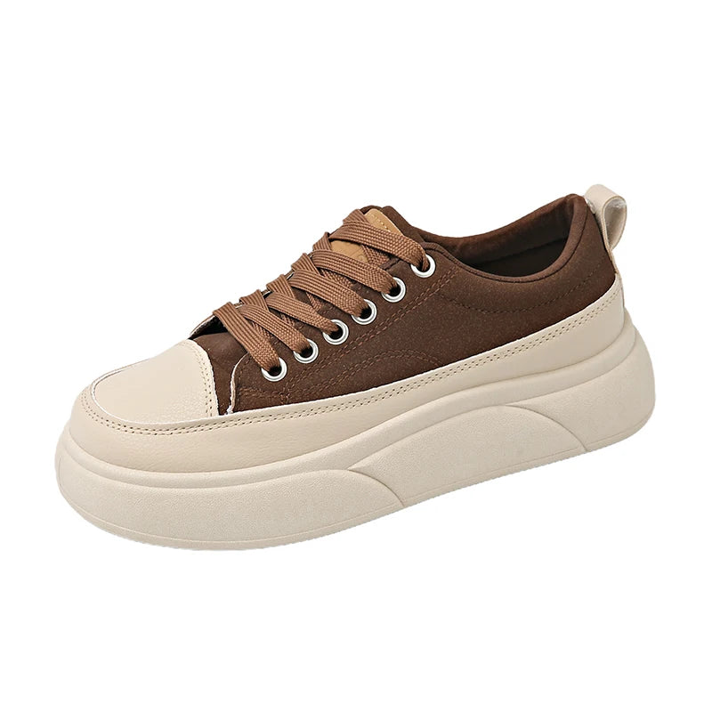 Luxury Leopard Women Skateboard Shoes Platform