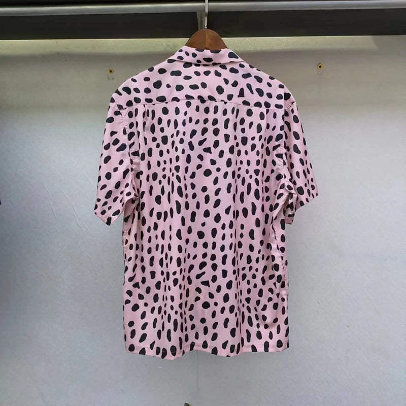 Leopard Print Y2k High Quality Hawaii Beach Men