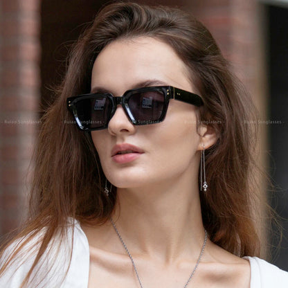 Ruiao 2025 Whole Luxury Premium Shades Designer Black Brand Sunglasses Mens Square Sun Glasses For Women