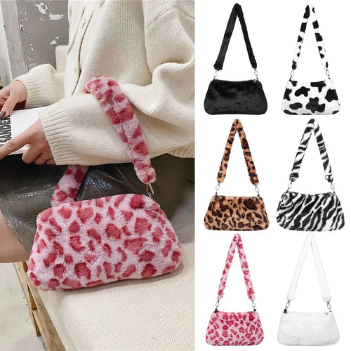 Casual Women's Shoulder Bag Animal Print Leopard