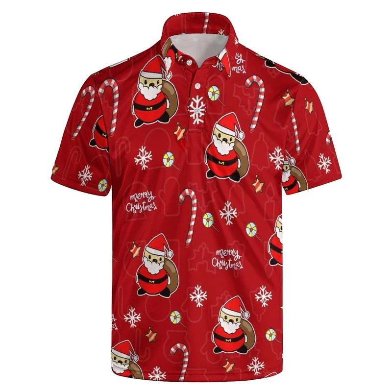 Fashion Leopard Polo Shirt For Men Summer Women