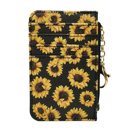 New Leopard Pattern Leather Slim Card Wallet For  men