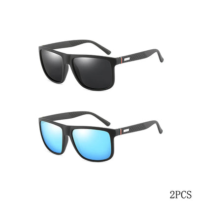 Fashion Vintage Square Polarized Sunglasses Men Women Luxury Brand Designer Men's Sun Glasses Driving Fishing UV400 Eyewear Man