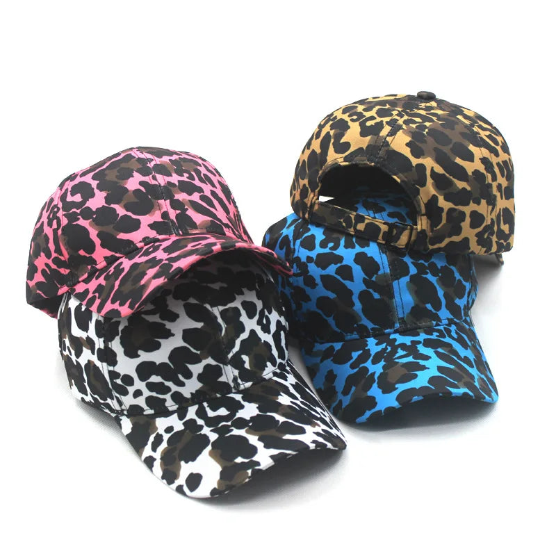 Leopard Print Adjustable Baseball Cap | Spring Summer Dad Hat  